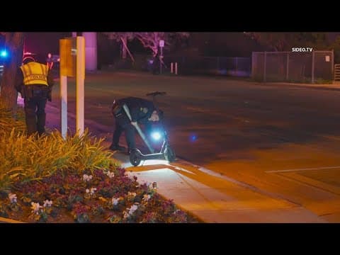 Man critically injured, face fractured, after pothole sends him flying off scooter in Torrey Pines