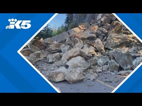 Chuckanut Drive fully closed for at least multiple days after rockslide