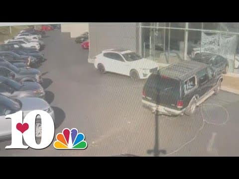 SUV crashes into Knoxville Maserati dealership after driver suffers heart attack