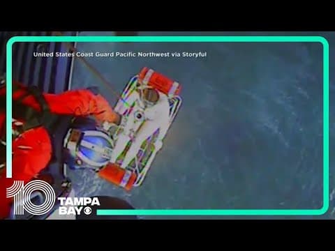 U.S. Coast Guard rescues beachgoer in distress in northern Oregon