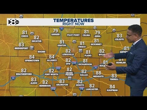 DFW Weather: Warmth and mainly dry conditions stick around