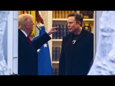 Trump says he will take another look at Tesla contracts as Musk vows to launch new political party