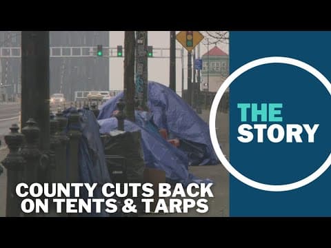 By halting regular distribution of tents and tarps, Multnomah County may change very little