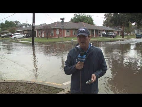 Street flooding in Lakeview area