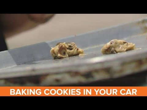 Is it hot enough to bake cookies in your car?