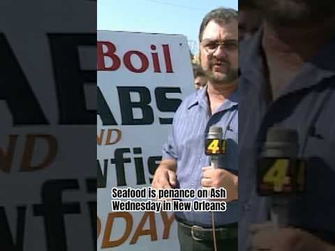 WWL Flashback: Seafood is “Naturally N’awlins” on Ash Wednesday. Frank Davis explains…