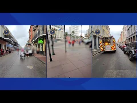 FBI releases video of New Orleans streets recorded by Bourbon Street attacker