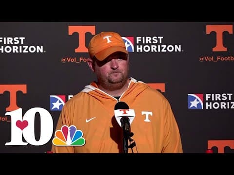 Tennessee head coach Josh Heupel speaks ahead of bye week