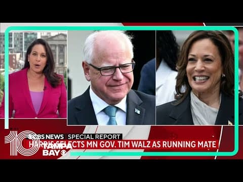 CBS News: Harris selects Minnesota Gov. Tim Walz as running mate