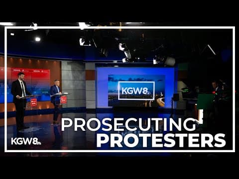 Multnomah County DA Debate: Holding protesters accountable for trespassing, damaging property