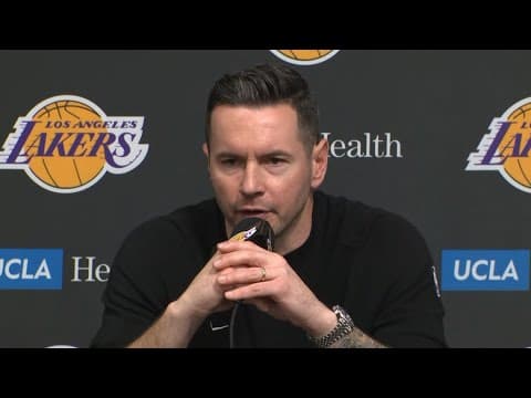 Dallas Mavericks vs. Los Angeles Lakers | JJ Reddick post-game interview