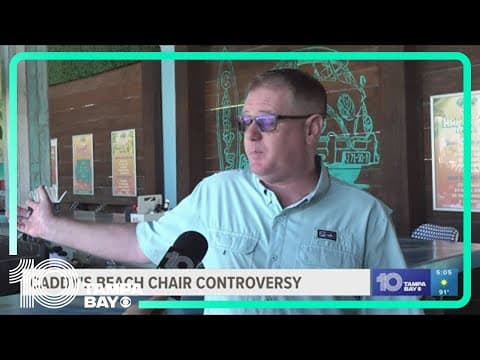 Can Madeira Beach Caddy's put chairs on the beach? City commission and attorney weigh in