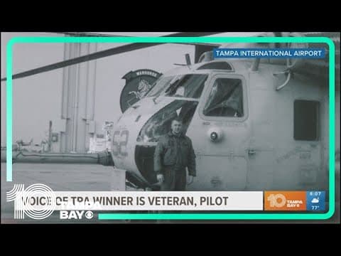 The 'Voice of TPA' winner is a Marine veteran and helicopter pilot