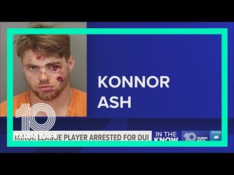 Minor league baseball player accused of drunk driving after crashing on Florida causeway