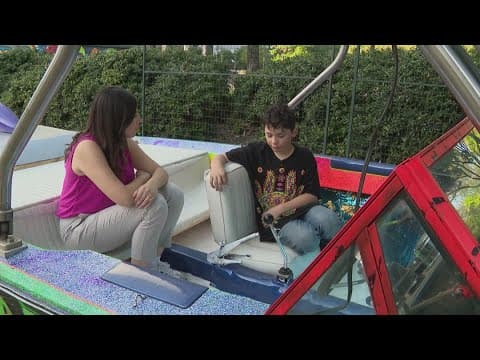 9-year-old debuts creation at Art Car Parade