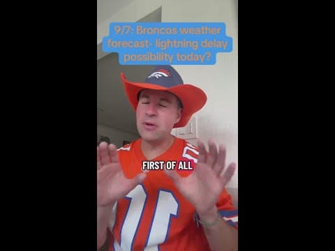 Broncos vs. Titans: Denver weather forecast