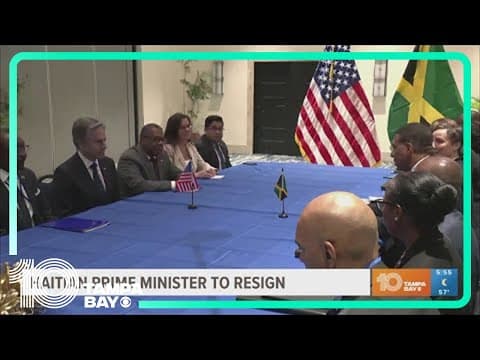 Haiti's Prime Minister agrees to resign once a Presidential Council is created