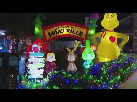 Christmas light displays in Southern California