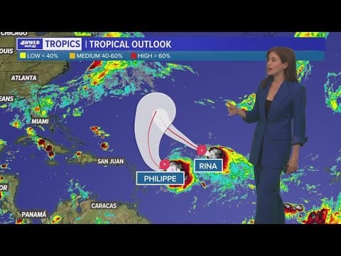 Friday night tropical update: Philippe and Rina pose no threat