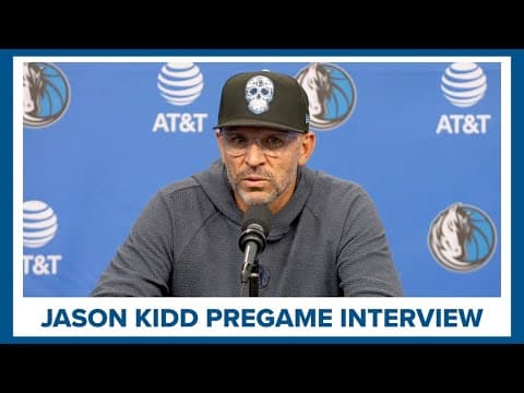 Mavericks vs. Bulls | Mavs head coach Jason Kidd pregame interview 11.06.24