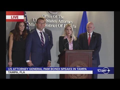 Attorney General Bondi on Benny Johnson threats and arrest | Raw