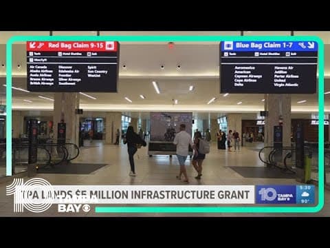 Tampa International Airport lands $5 million infrastructure grant