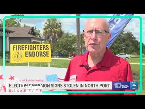 Election campaign signs stolen in North Port