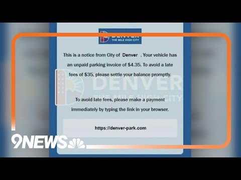 Texts about 'an unpaid parking invoice' are spam, city confirms