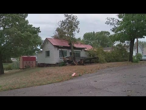 Strong winds, rain brought up north from Helene causes damage around central Ohio