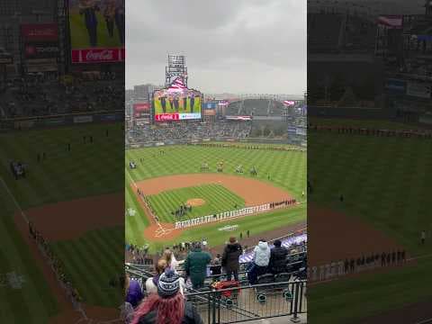 Stellar Brass national anthem at Colorado Rockies’ 2025 home opener