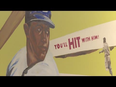 Burned remnants of prized Jackie Robinson statue found after theft from public park in Kansas