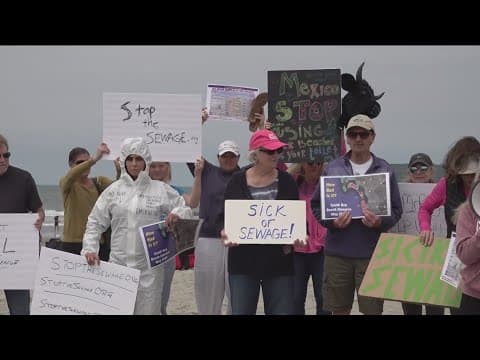Coronado Protest: "Stop the Poop!" beach closures due to sewage spills