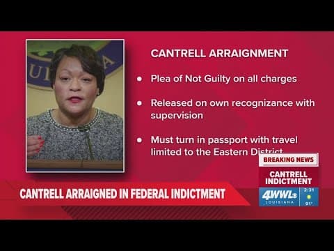 Mayor LaToya Cantrell pleads not guilty to corruption charges