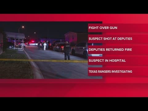 Man sent to hospital after shootout with deputies in Brazoria County