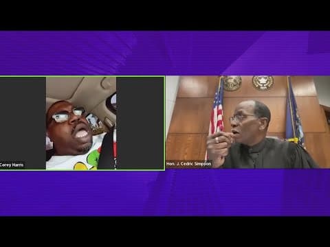 Man with suspended license shocks judge by joining Zoom call while driving