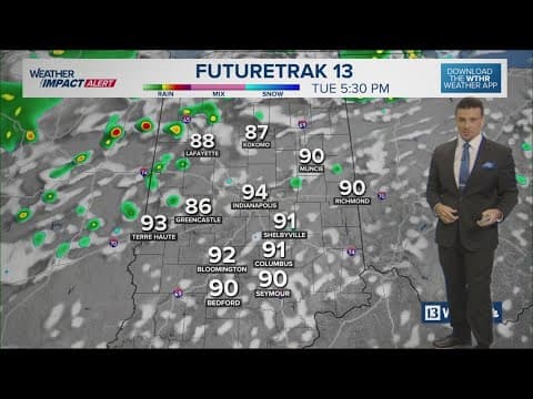 High heat today, but pop-up storm chances are increasing across Indiana | Level 1 severe risk