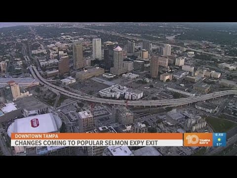 Changes coming to Channelside exit along Selmon Expressway