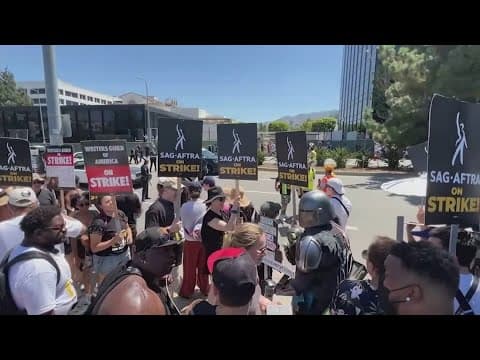 Tentative deal reached to end the Hollywood writers strike. No deal yet for actors