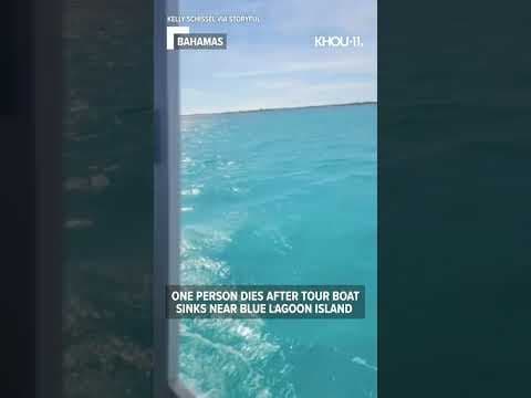 Bahamas tour boat sinks, one person dead #shorts