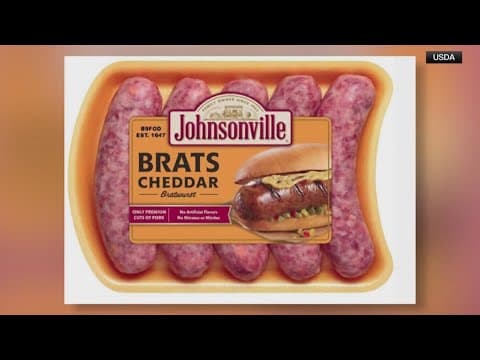 Johnsonville bratwurst recalled due to reports of plastic contamination