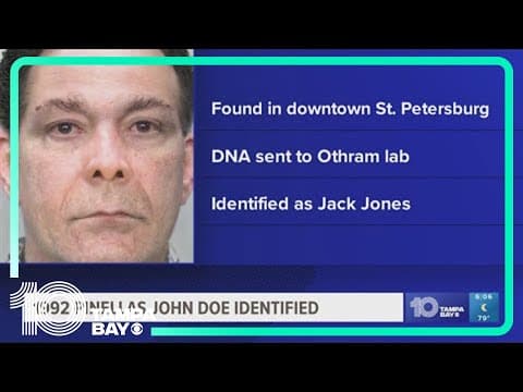 Pinellas County 'John Doe' identified more than 30 years later