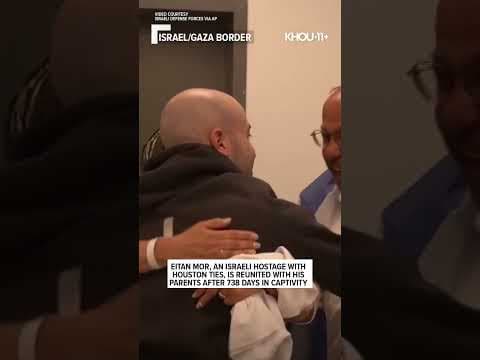Israeli hostage reunited with parents after 738 days in captivity