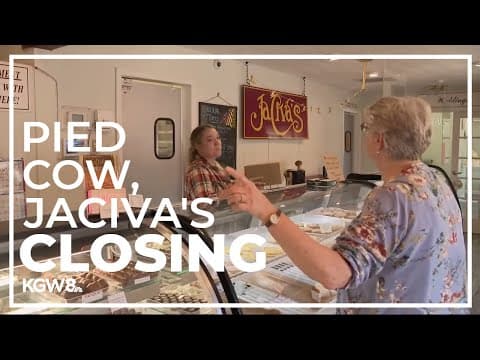 Two longtime Portland businesses are closing: Pied Cow and JaCiva's
