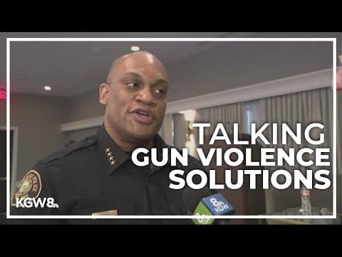 Public safety leaders address gun violence in Portland