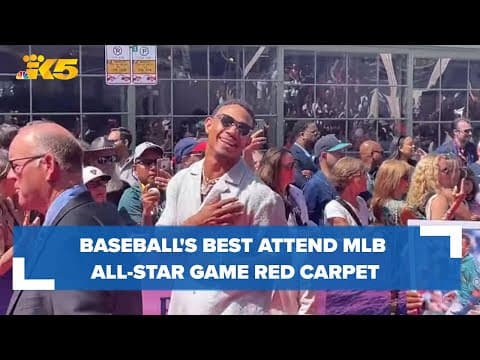 Baseball's best sparkle like diamonds on MLB All-Star Game red carpet at Pike Place Market