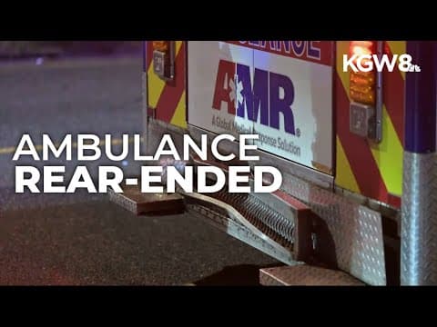 AMR ambulance involved in Northeast Portland road rage crash