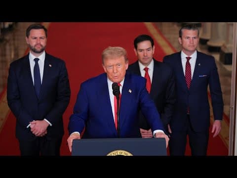 US steps into war between Israel and Iran, strikes 3 Iranian nuclear sites