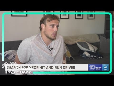Man says hit-and-run driver had 'no emotion' after running him over