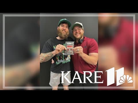 EXTENDED INTERVIEW: MN's Caleb Baker on 'one-in-a-billion' trading card