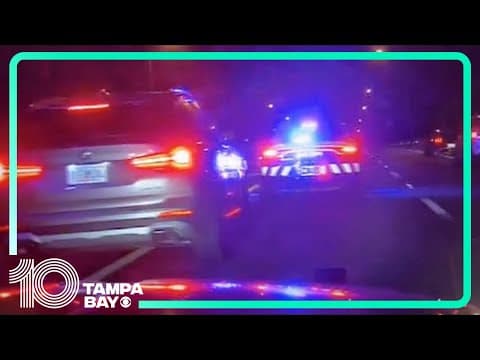 Man crashes into law enforcement after high-speed chase in Tampa